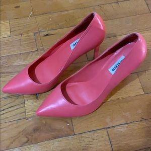 Dune London pink heels